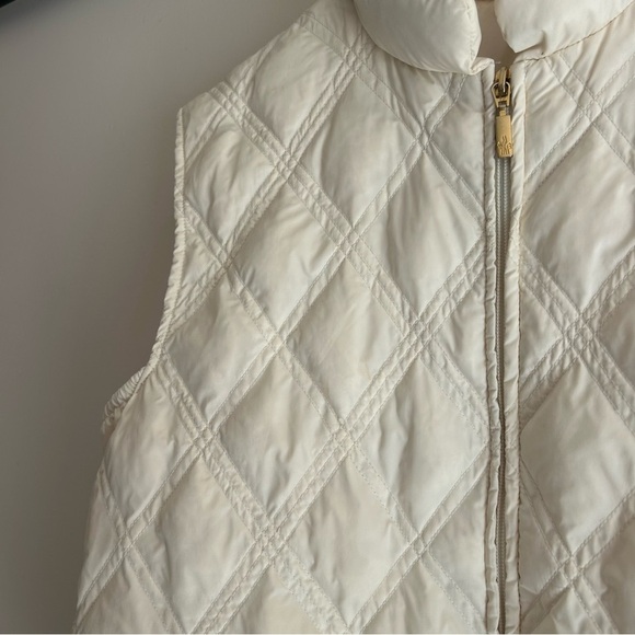Moncler Vintage Cream Down Jacket Vest - Picture 11 of 13